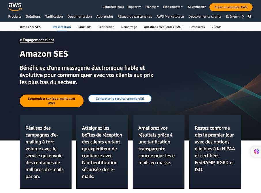 Amazon Simple Email Service (Amazon SES)