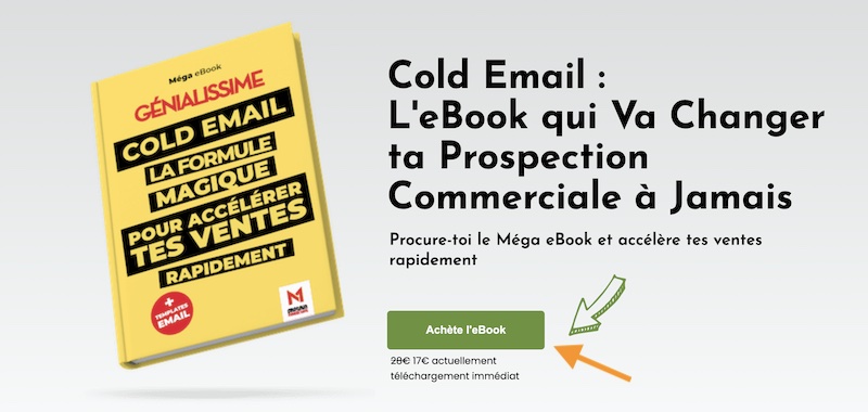 Cold Email, l'eBook qui va changer ta prospection commerciale à jamais
